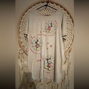 Vintage 1980s Disney Mickey Mouse Night Shirt